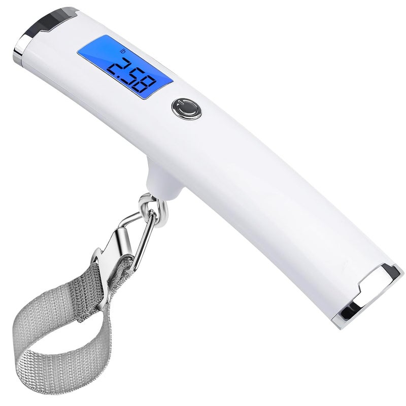 VOPOCO Digital Luggage Scale for Travel Handheld Weight Scale for Luggage with Tare Function 110lbs Travel Luggage Weight Portable Suitcase Weighing Scale Back-lit LCD Display Gifts for Travelers (Strap) - Image 1
